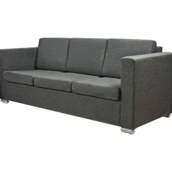 vidaXL Sofás-Conjunto de sofás 3 unidades tela