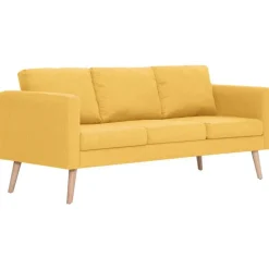 vidaXL Sofás-Conjunto de sofás 2 piezas tela