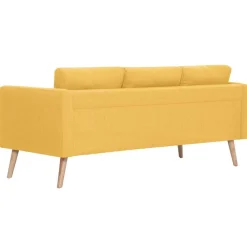 vidaXL Sofás-Conjunto de sofás 2 piezas tela