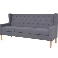 vidaXL Sofás-Conjunto de sofás 2 piezas tela