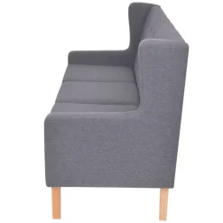 vidaXL Sofás-Conjunto de sofás 2 piezas tela