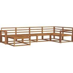 vidaXL Conjuntos De Muebles-Conjunto de sofás de exterior 6 pcs