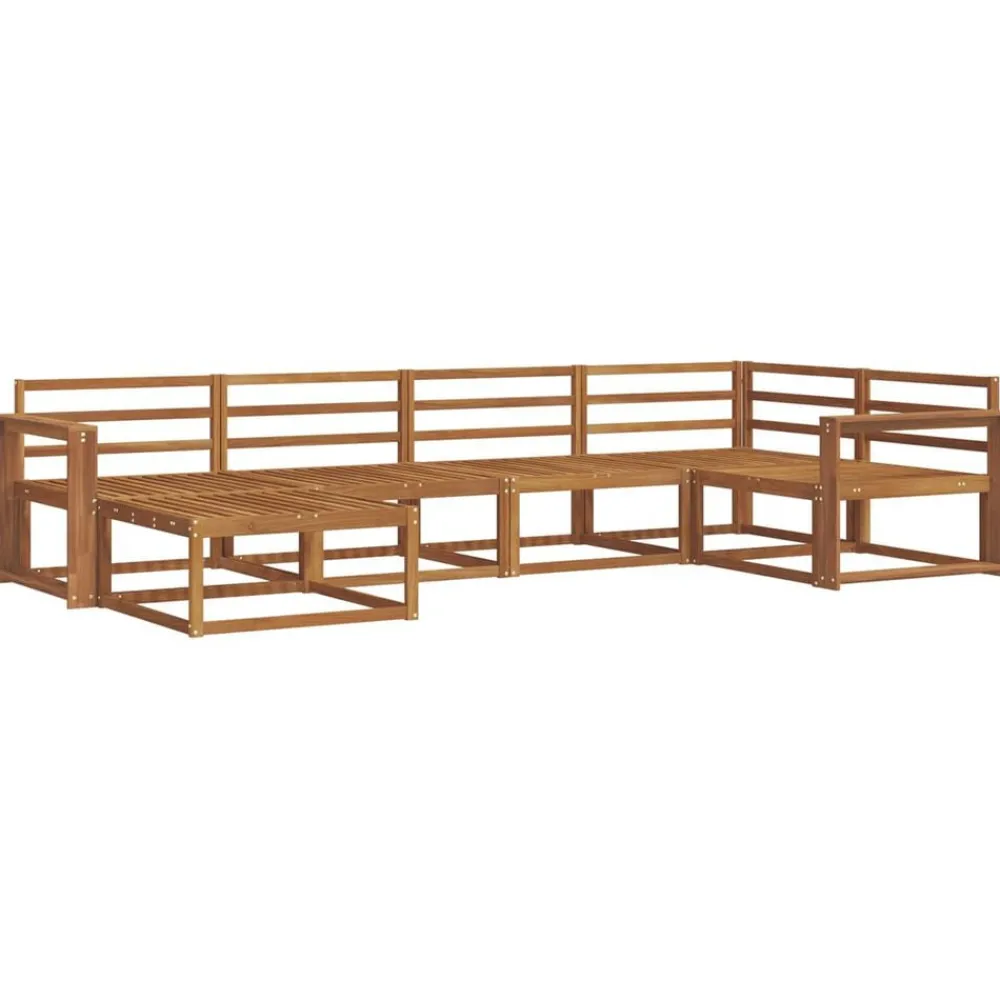 vidaXL Conjuntos De Muebles-Conjunto de sofás de exterior 6 pcs