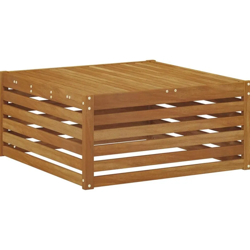 vidaXL Conjunto de sofás de exterior 7 pcs Natural Hot