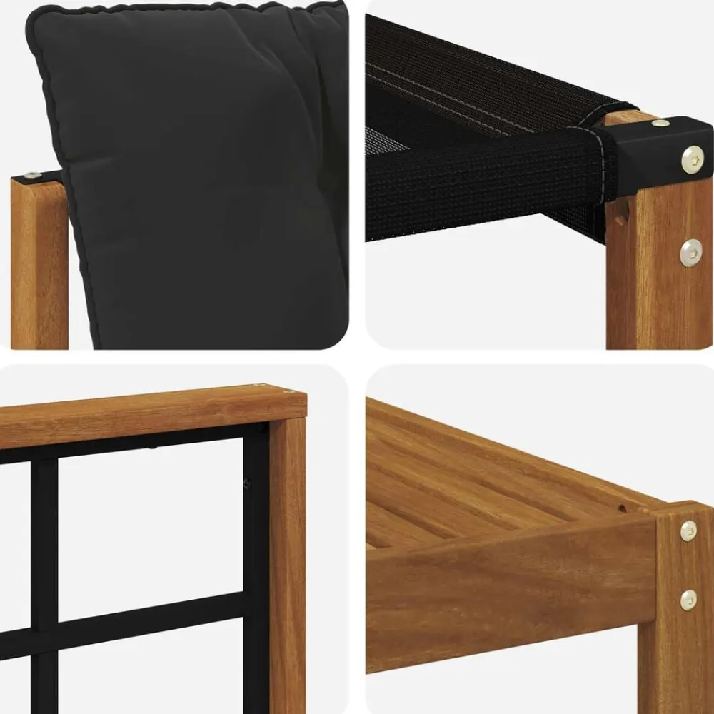 vidaXL Conjuntos De Muebles-Conjunto de sofás de exterior con cojín 9 pcs