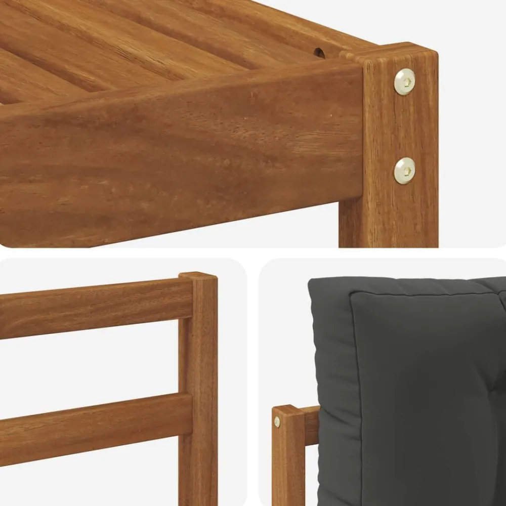 vidaXL Conjuntos De Muebles-Conjunto de sofás de exterior 7 pcs