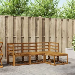 vidaXL Conjuntos De Muebles-Conjunto de sofás de exterior 4 pcs