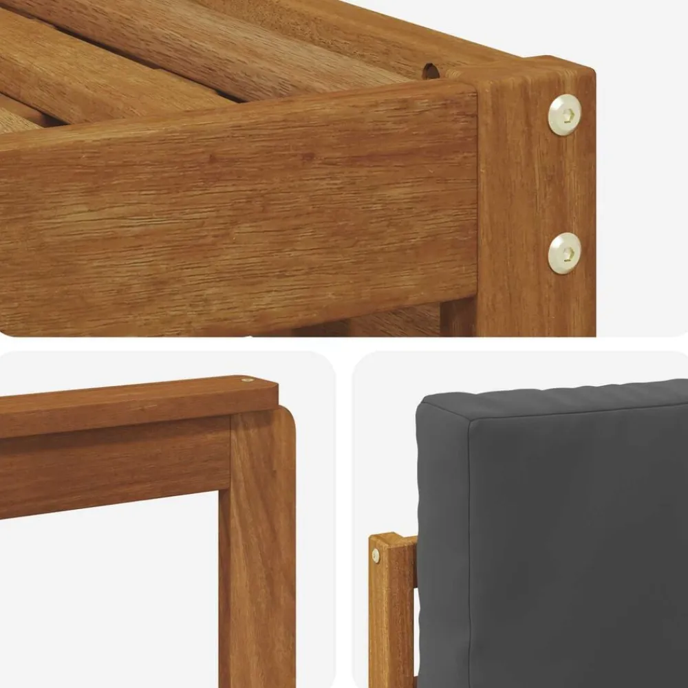 vidaXL Conjuntos De Muebles-Conjunto de sofás de exterior 4 pcs