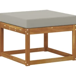vidaXL Conjuntos De Muebles-Conjunto de sofás de exterior 7 pcs Gris Natural y Claro