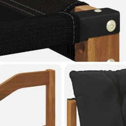 vidaXL Conjuntos De Muebles-Conjunto de sofás de exterior con cojín 8 pcs