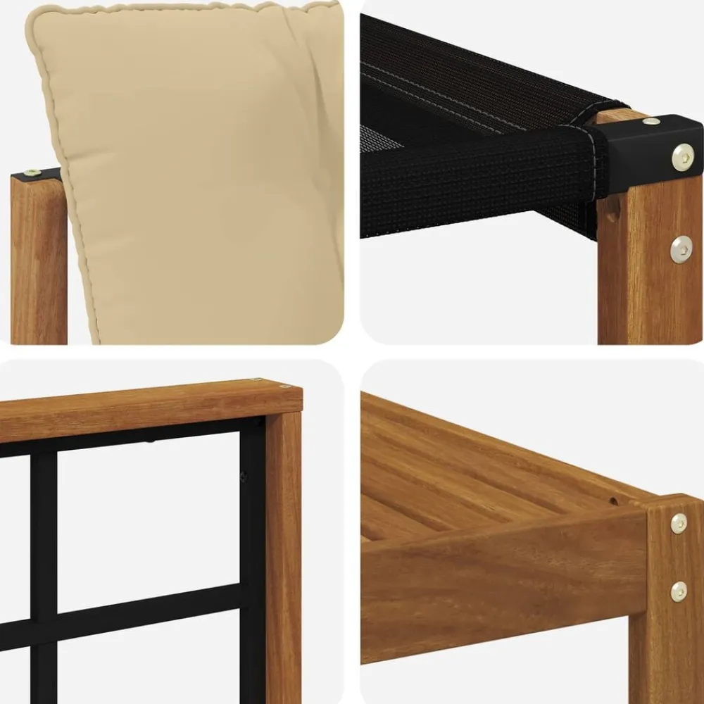 vidaXL Conjuntos De Muebles-Conjunto de sofás de exterior con cojín 6 pcs