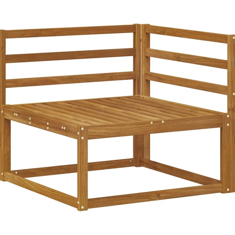 vidaXL Conjunto de sofás de exterior 7 pcs Natural Clearance