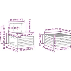vidaXL Conjuntos De Muebles-Conjunto de sofás de exterior con cojín 9 pcs