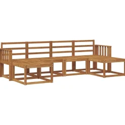 vidaXL Conjuntos De Muebles-Conjunto de sofás de exterior 6 pcs