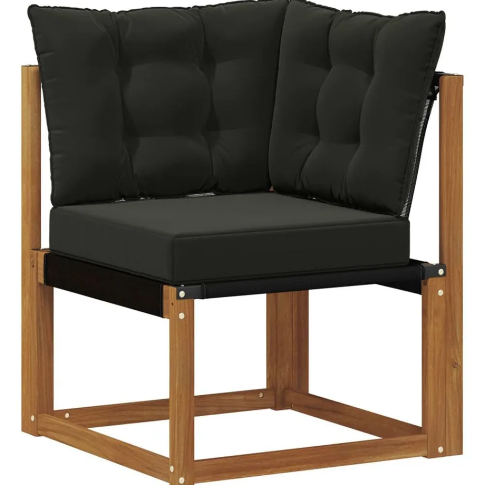vidaXL Conjuntos De Muebles-Conjunto de sofás de exterior con cojín 10 pcs