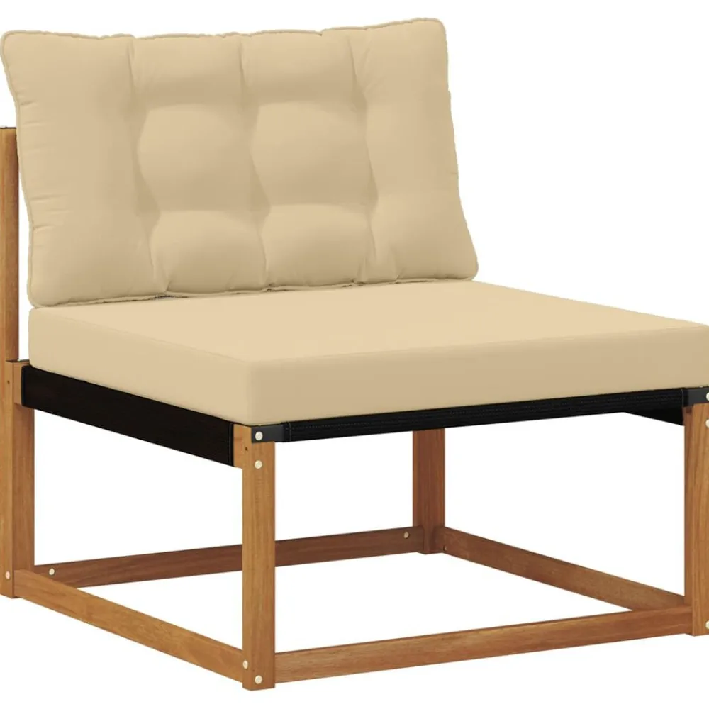 vidaXL Conjuntos De Muebles-Conjunto de sofás de exterior con cojín 8 pcs