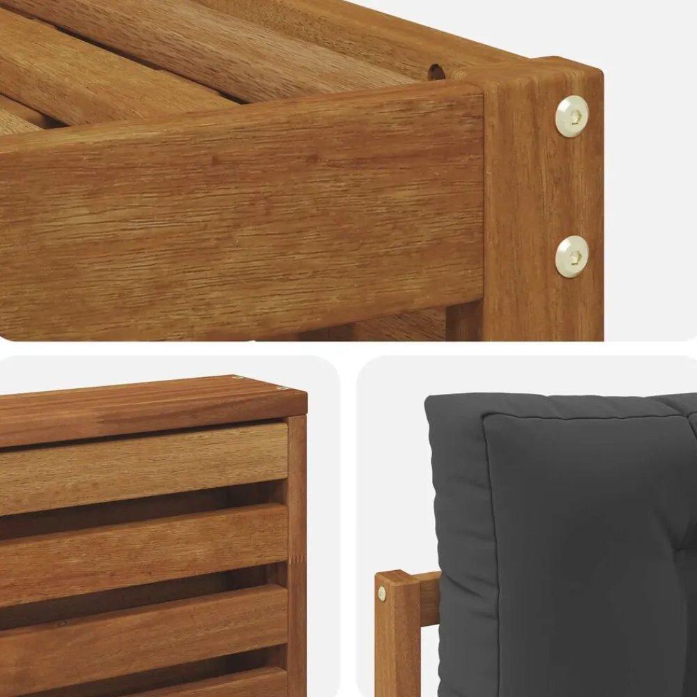vidaXL Conjuntos De Muebles-Conjunto de sofás de exterior 6 pcs