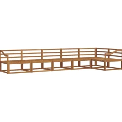 vidaXL Conjuntos De Muebles-Conjunto de sofás de exterior 6 pcs