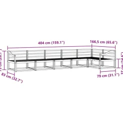 vidaXL Conjuntos De Muebles-Conjunto de sofás de exterior 6 pcs