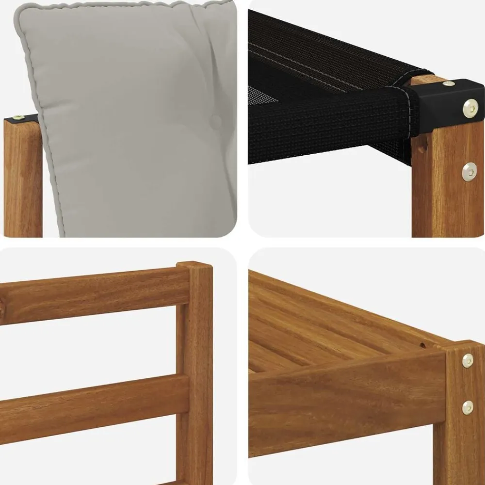 vidaXL Conjunto de sofás de exterior 8 pcs Gris Natural y Claro Gris claro y natural Hot