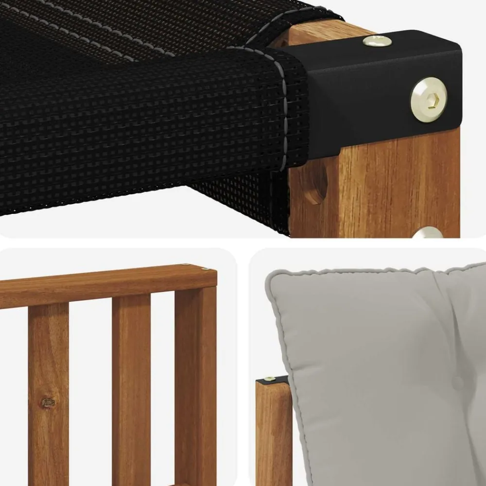 vidaXL Conjunto de sofás de exterior 8 pcs Gris Natural y Claro Gris claro y natural Hot