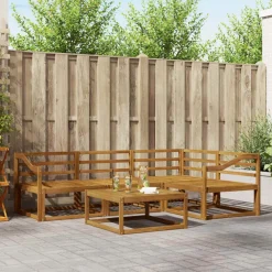 vidaXL Conjuntos De Muebles-Conjunto de sofás de exterior 5 pcs