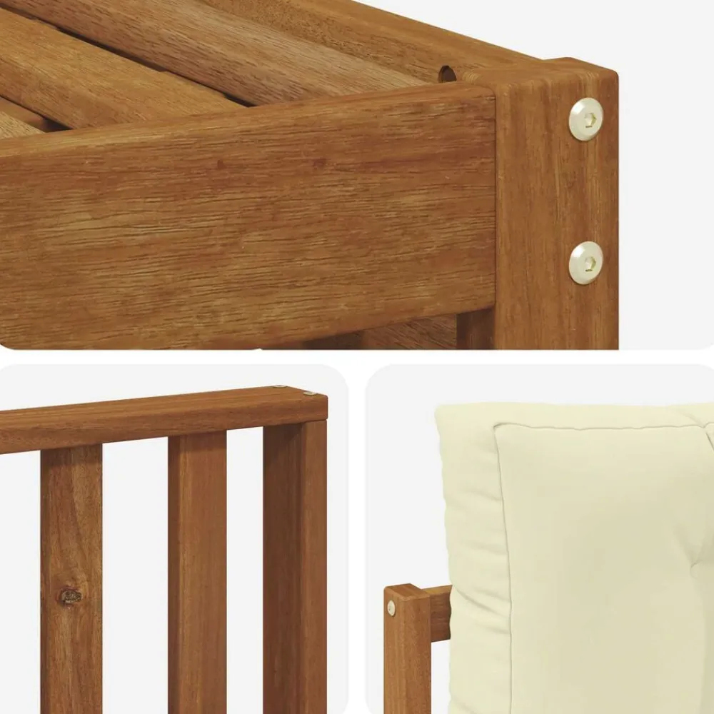 vidaXL Conjuntos De Muebles-Conjunto de sofás de exterior con cojín 8 pcs