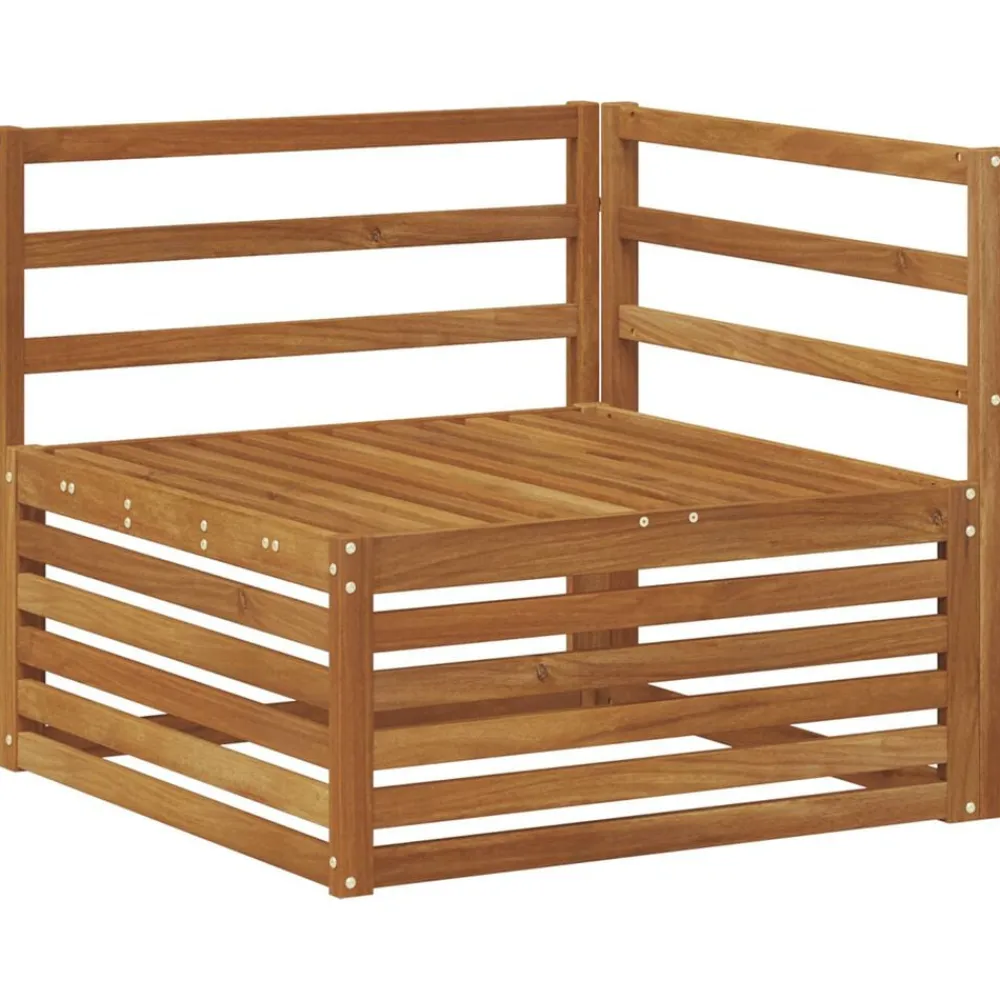 vidaXL Conjunto de sofás de exterior 8 pcs Natural Discount