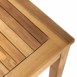 vidaXL Muebles De Jardín-Conjunto de sofás de jardín 3 pcs Natural Madera de teca maciza