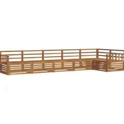 vidaXL Conjuntos De Muebles-Conjunto de sofás de exterior 6 pcs