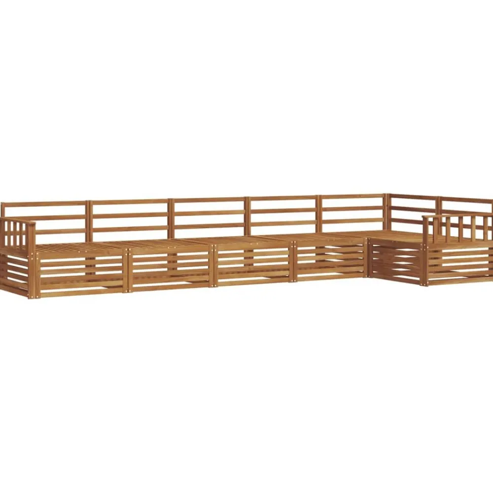 vidaXL Conjuntos De Muebles-Conjunto de sofás de exterior 6 pcs