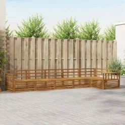 vidaXL Conjuntos De Muebles-Conjunto de sofás de exterior 6 pcs
