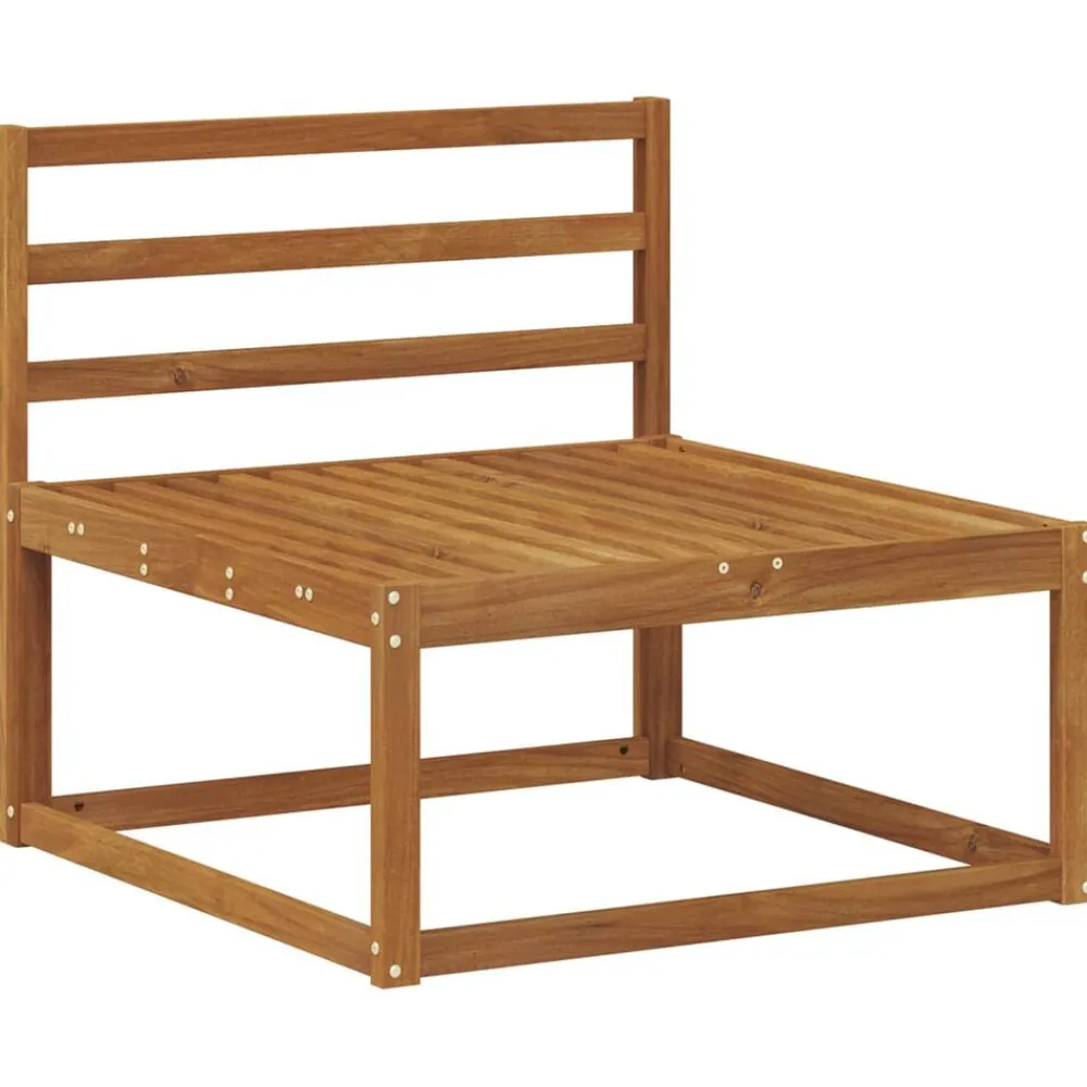 vidaXL Conjunto de sofás de exterior 8 pcs Natural