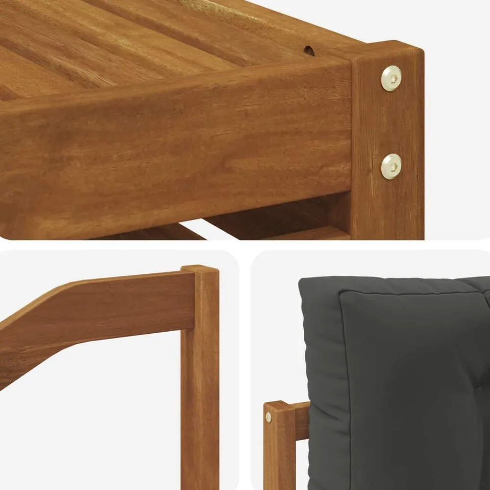 vidaXL Conjuntos De Muebles-Conjunto de sofás de exterior 8 pcs