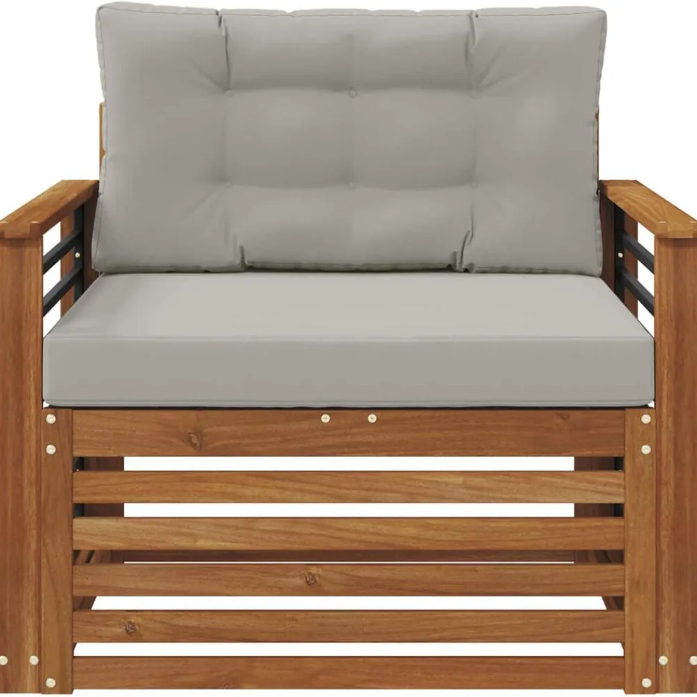 vidaXL Muebles De Jardín-Conjunto de sofás de exterior