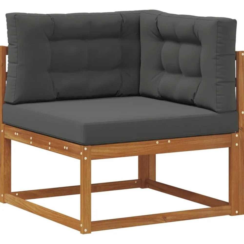 vidaXL Conjuntos De Muebles-Conjunto de sofás de exterior 9 pcs