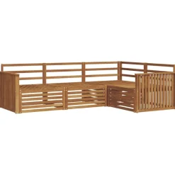 vidaXL Conjuntos De Muebles-Conjunto de sofás de exterior 4 pcs
