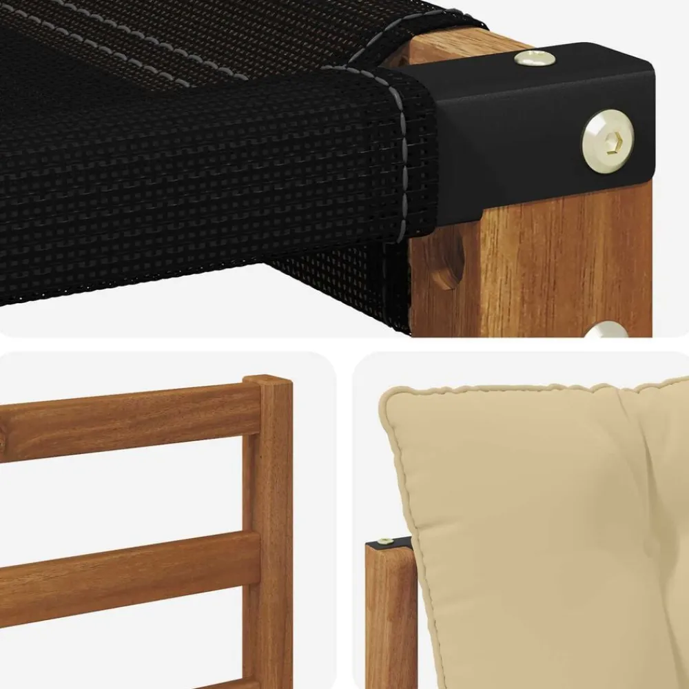 vidaXL Conjuntos De Muebles-Conjunto de sofás de exterior con cojín 6 pcs