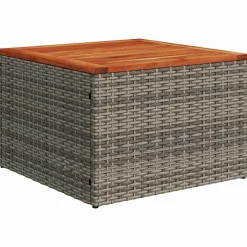 vidaXL Muebles De Jardín-Conjunto de sofás de jardín 10 pcs ratán sintético