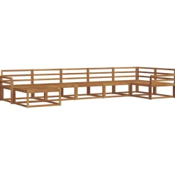 vidaXL Conjuntos De Muebles-Conjunto de sofás de exterior 7 pcs