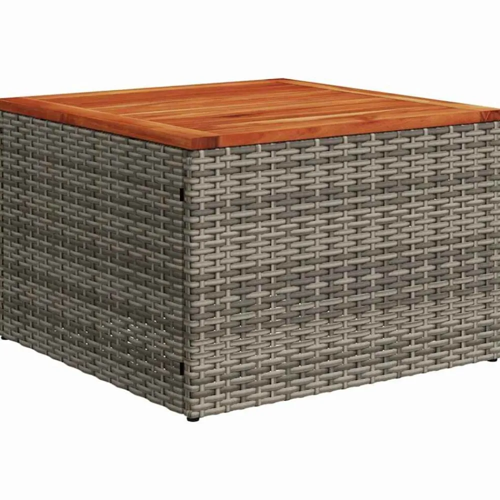 vidaXL Muebles De Jardín-Conjunto de sofás de jardín 9 pcs ratán sintético