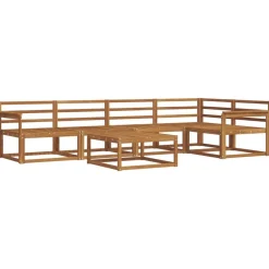 vidaXL Conjuntos De Muebles-Conjunto de sofás de exterior 6 pcs