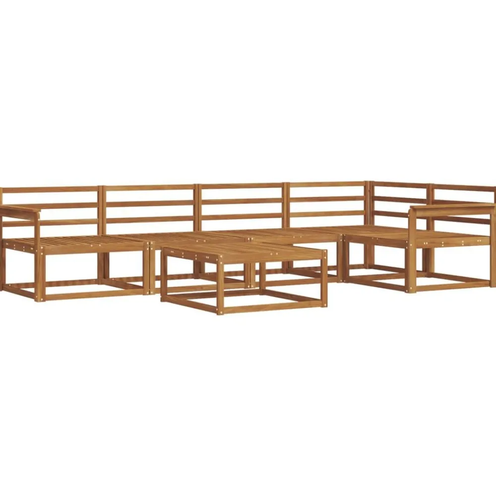 vidaXL Conjuntos De Muebles-Conjunto de sofás de exterior 6 pcs