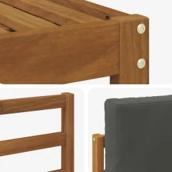 vidaXL Conjuntos De Muebles-Conjunto de sofás de exterior 7 pcs