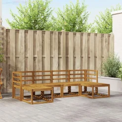 vidaXL Conjuntos De Muebles-Conjunto de sofás de exterior 6 pcs