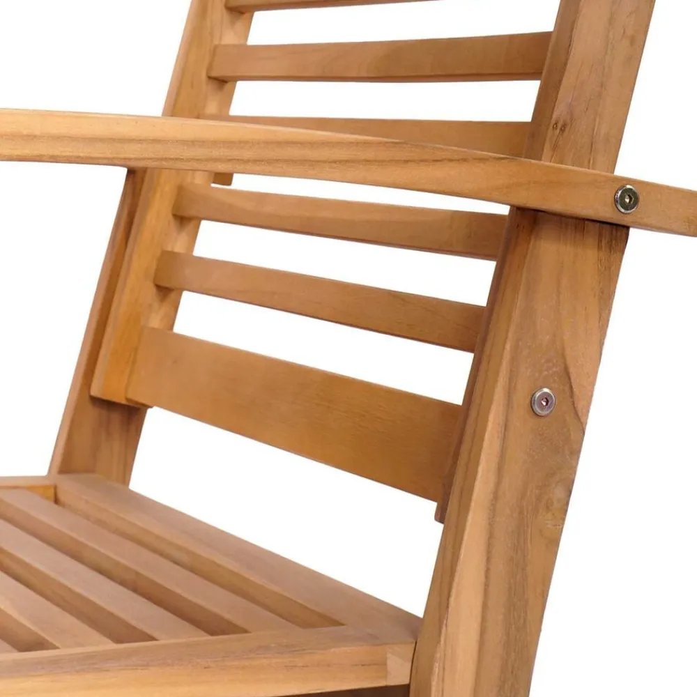 vidaXL Muebles De Jardín-Conjunto de sofás de jardín 5 pcs Madera de teca maciza