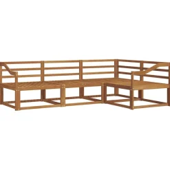 vidaXL Conjuntos De Muebles-Conjunto de sofás de exterior 4 pcs