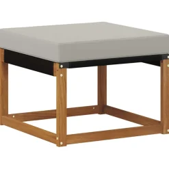 vidaXL Conjuntos De Muebles-Conjunto de sofás de exterior 8 pcs Gris Natural y Claro