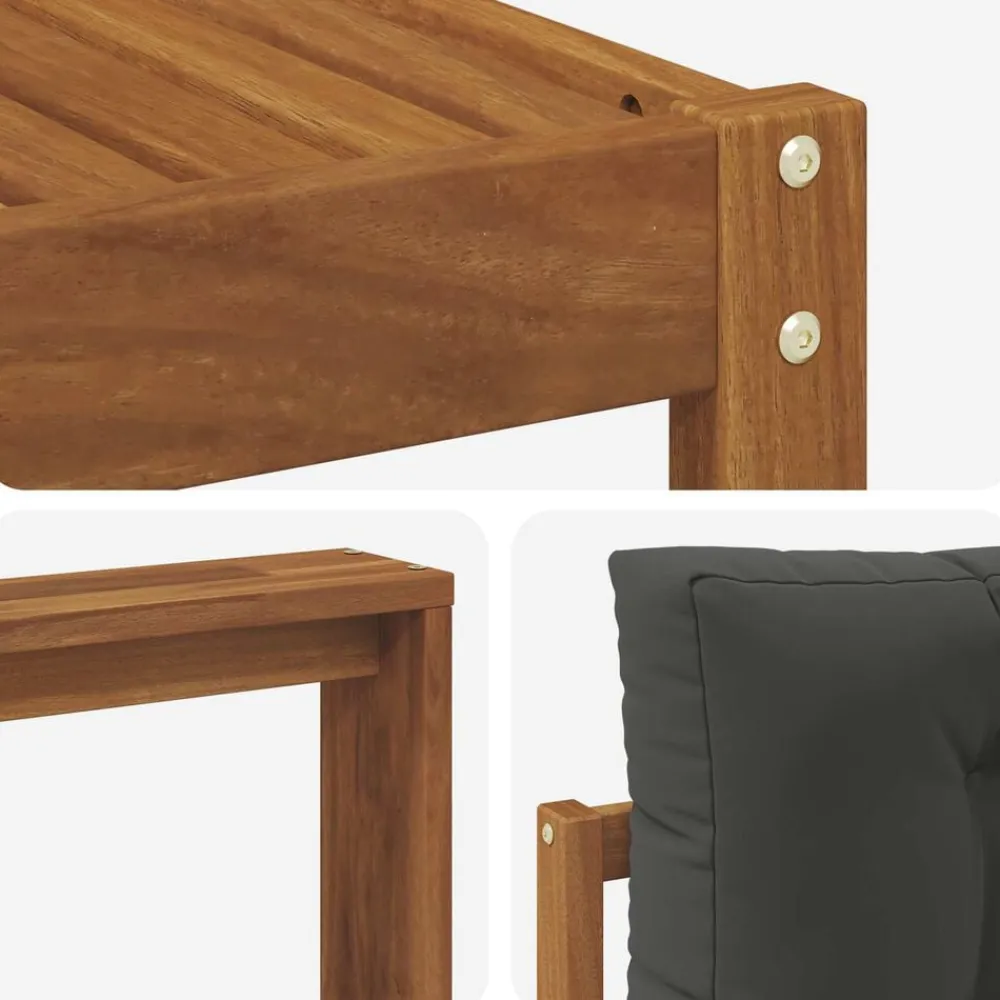 vidaXL Conjuntos De Muebles-Conjunto de sofás de exterior 5 pcs