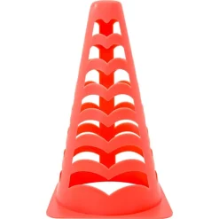 vidaXL Conos de fútbol 6 unidades apilables naranja 13x13x22,5 cm Sale